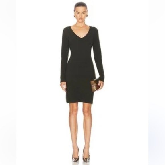 M Missoni Long Sleeve Mini Dress Wool Blend in Black - Picture 15 of 15